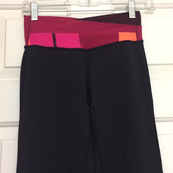 EUC Lululemon Full Length Yoga Pants, 2 - Picture 2 of 5